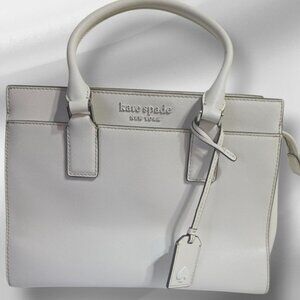 Kate Spade Cameron Medium Satchel White Crossbody Shoulder Bag